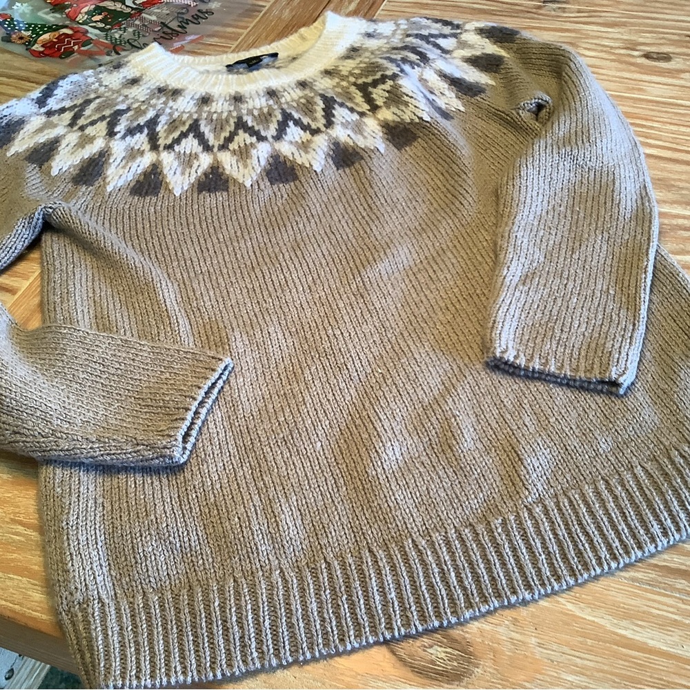 Fair isle  Ann Taylor sweater SZ M